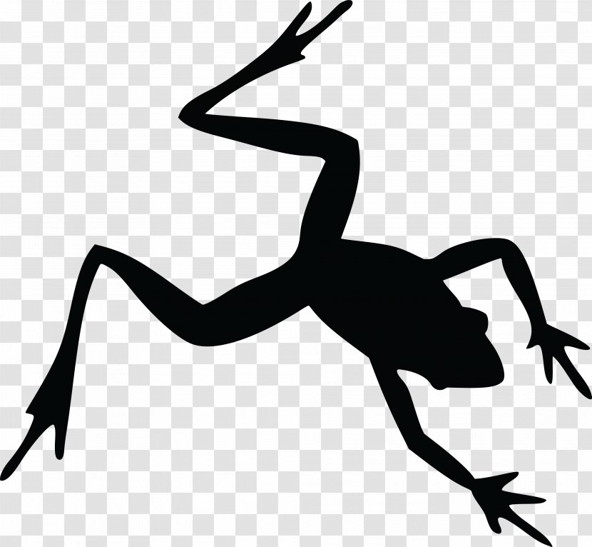 Frog Silhouette Clip Art - Arm - Animal Silhouettes Transparent PNG