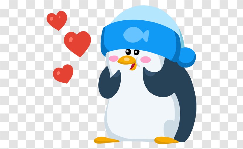 Penguin Telegram Sticker VK Facebook Messenger - Bird Transparent PNG
