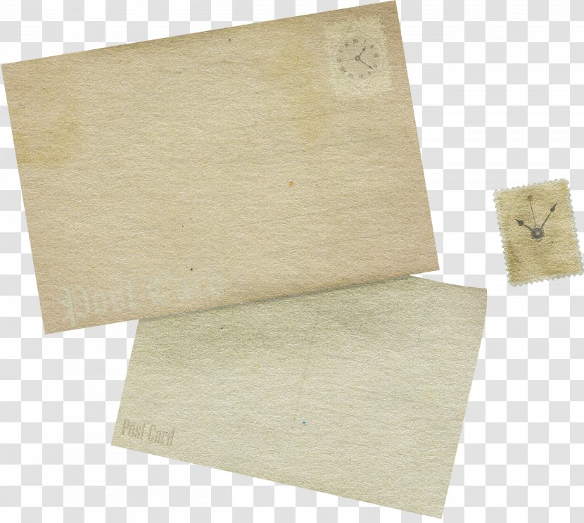 Floor Material Plywood Angle - Vintage Envelope Sticker Transparent PNG
