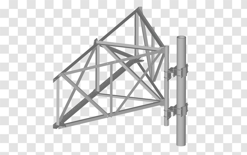 Steel Line Angle - Structure - Wifi Antenna Transparent PNG