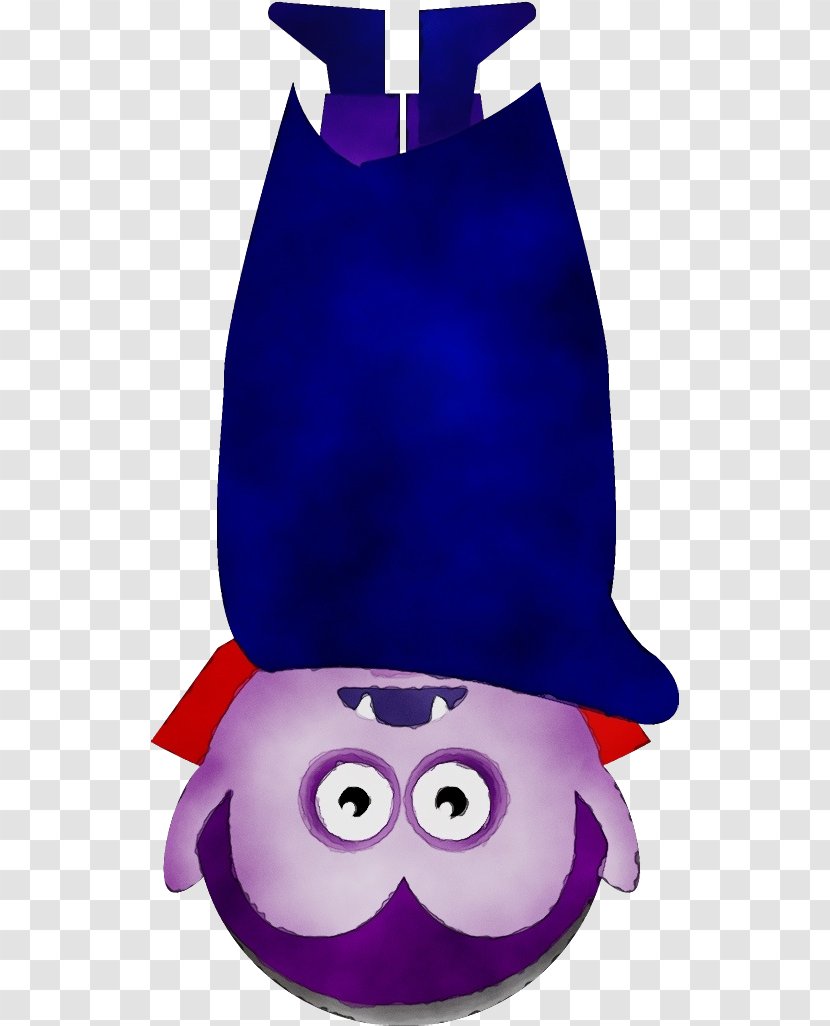 Purple Cap Headgear Magenta Electric Blue - Watercolor - Bag Transparent PNG
