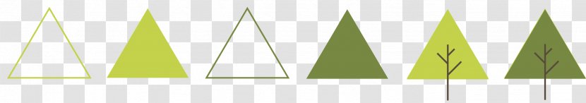 Tree Triangle Line Geometry - Christmas Transparent PNG