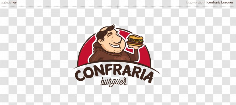 Logo Mascot Agência Hey! T-shirt Font - Fraternity - BURGUER LOGO Transparent PNG