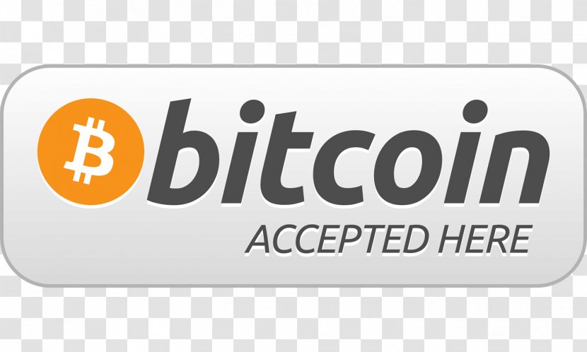Brand Bitcoin Accepted Here Sticker Logo Product Design - Signage - Mining Transparent PNG