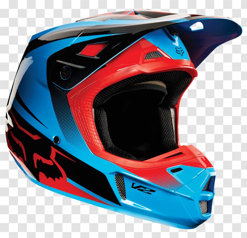 Motorcycle Helmets Fox Racing Clothing - Bicycle Helmet Transparent PNG