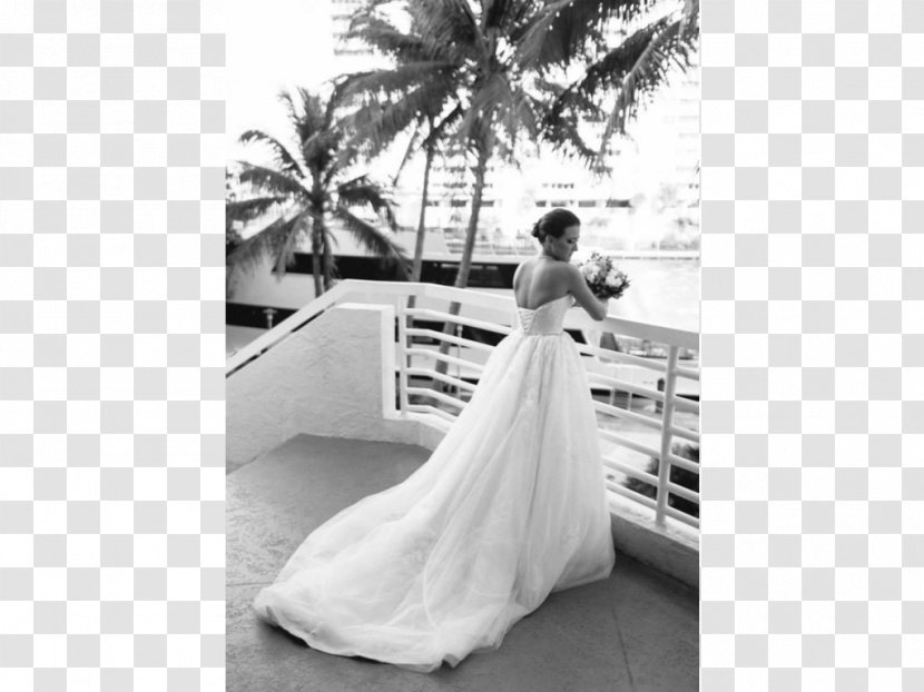 Wedding Dress Ivory White - Monochrome Photography - Windsor Street Transparent PNG