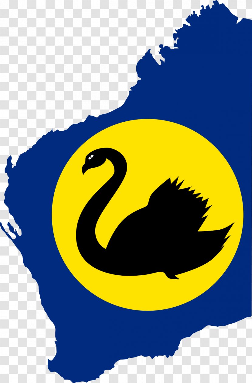 Flag Of Western Australia Northern Territory United States - Map - Swan Transparent PNG