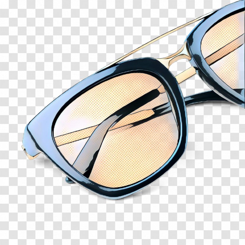 Glasses - Pop Art - Fashion Accessory Aviator Sunglass Transparent PNG