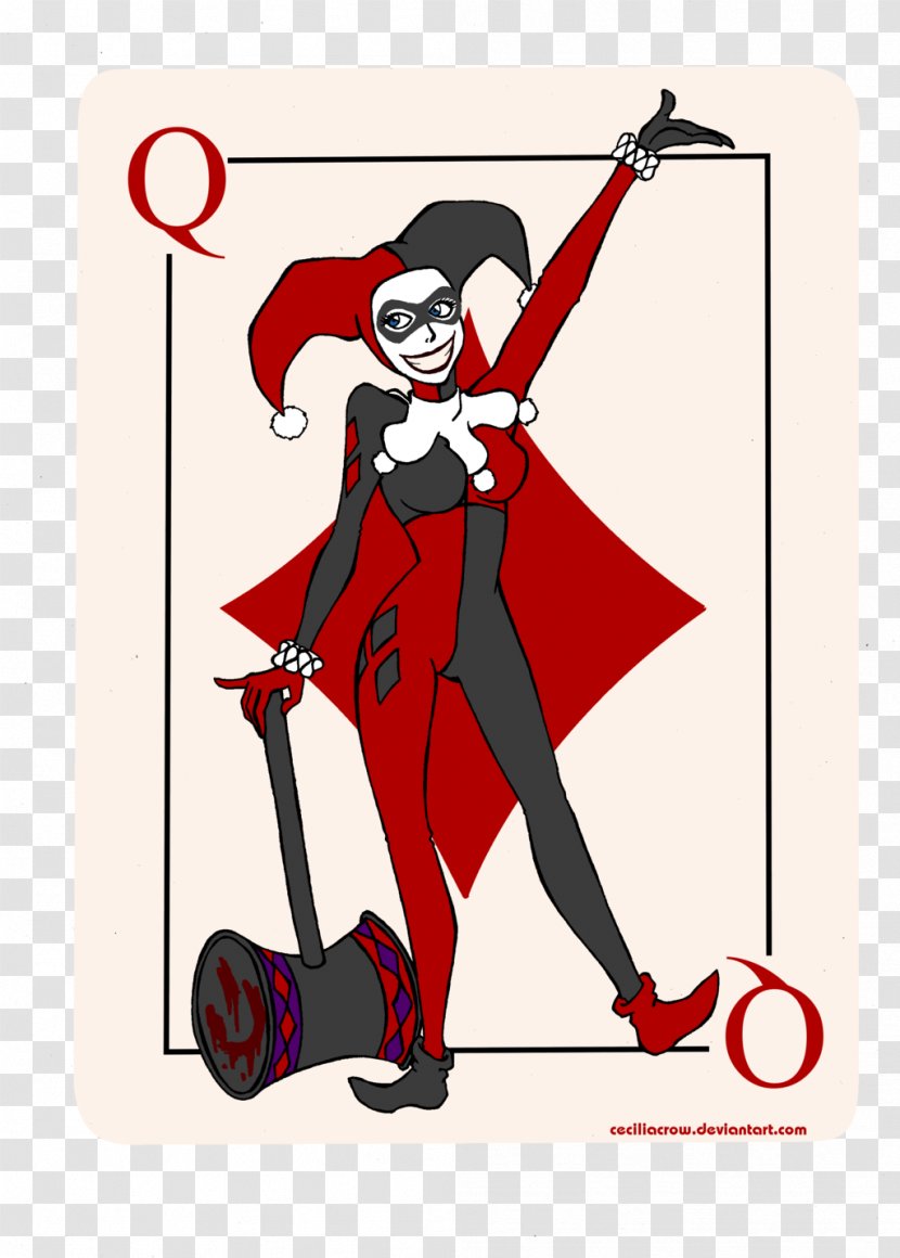 Harley Quinn Joker Batman Supervillain Birthday - Red - Costume Makeup Transparent PNG