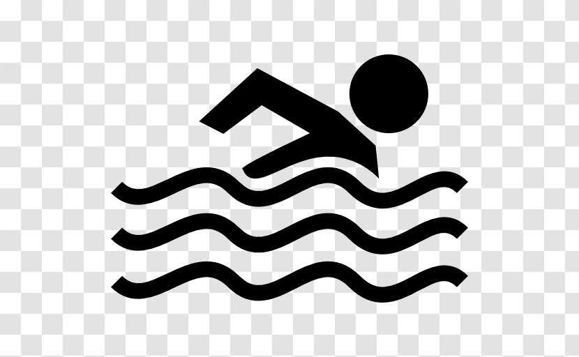 Swimming Pool Symbol - Black Transparent PNG