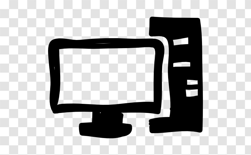 Display Device Computer Monitors - Black And White Transparent PNG