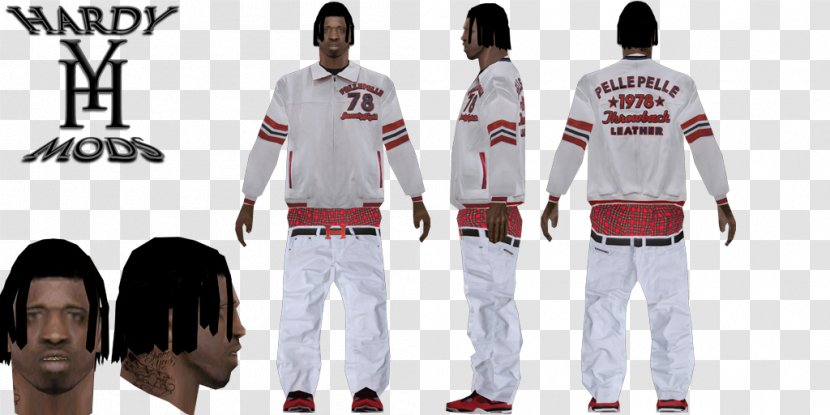 Grand Theft Auto: San Andreas Nigga Multiplayer United States T-shirt - Sleeve Transparent PNG