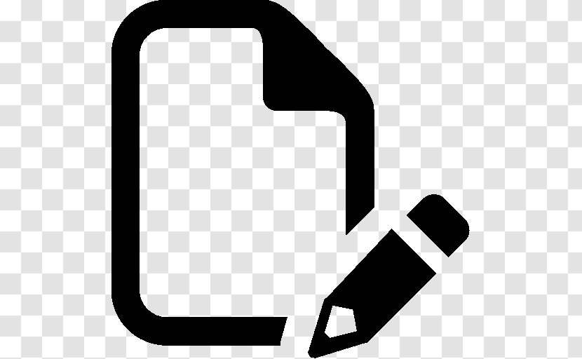 Editing Icon Design - Monochrome - Black And White Transparent PNG