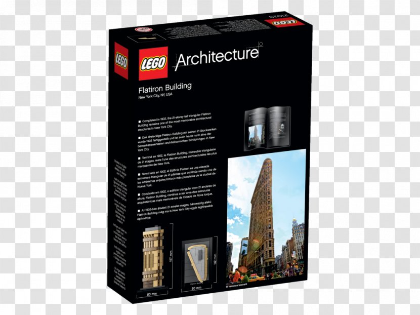 LEGO 21023 Architecture Flatiron Building Amazon.com Lego Toy Transparent PNG