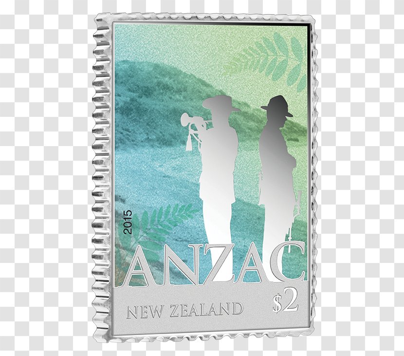 Australian And New Zealand Army Corps Postage Stamps Perth Mint Coin - Silver Transparent PNG