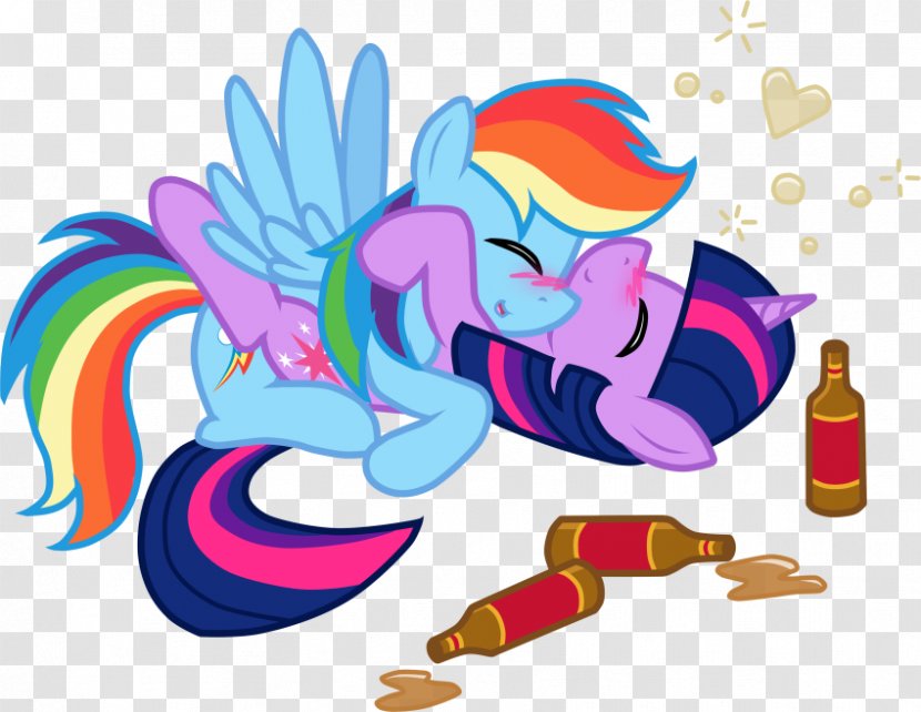Twilight Sparkle Rainbow Dash Pinkie Pie Pony Princess Celestia - Mythical Creature - My Little Transparent PNG