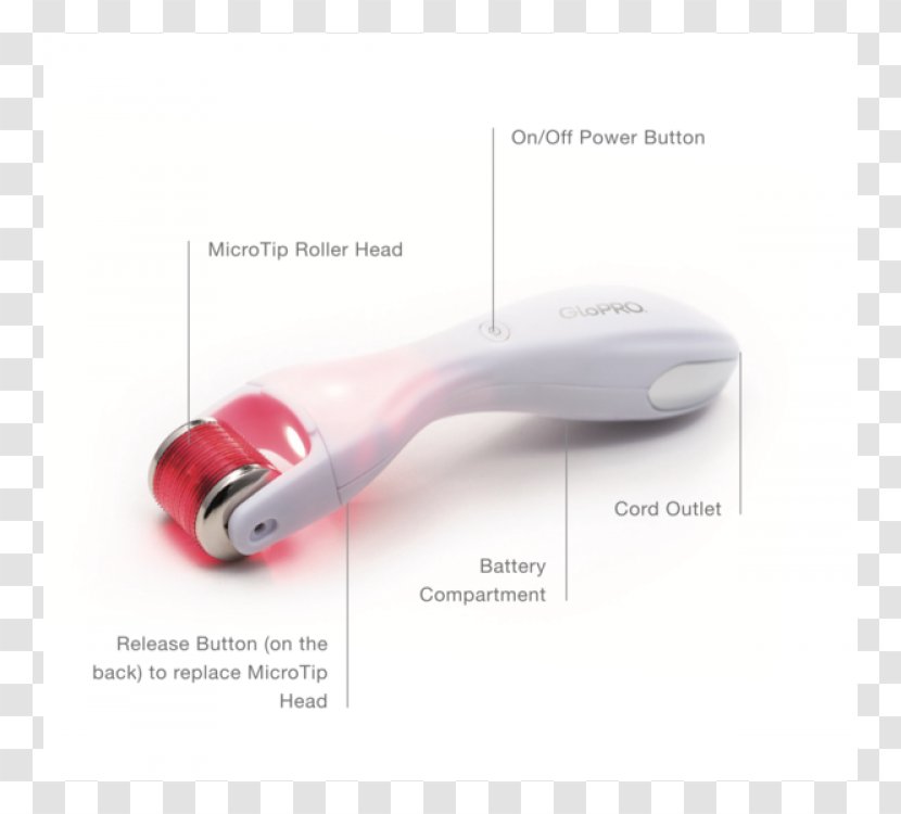 GloPRO MicroStimulation Facial Tool Milliliter - Design Transparent PNG