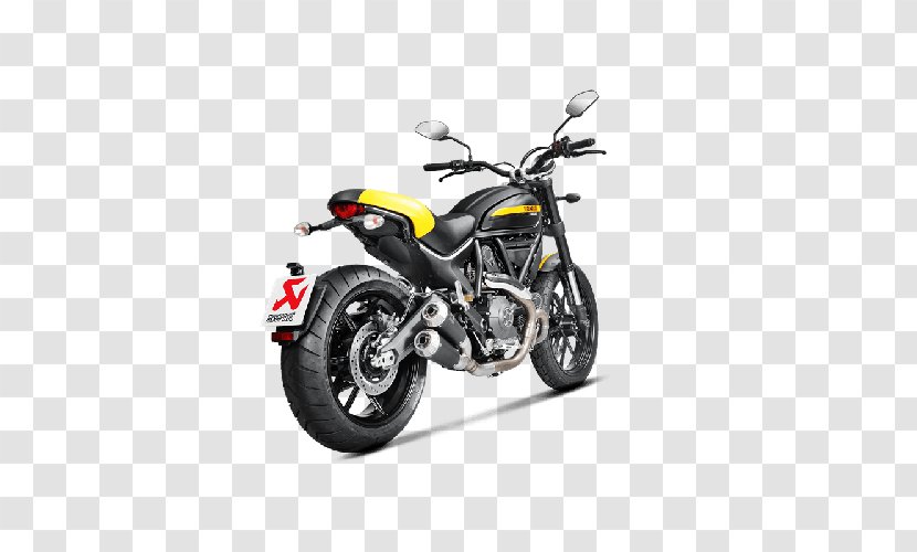 Exhaust System Ducati Scrambler Car Akrapovič - Motorcycle Fairing Transparent PNG