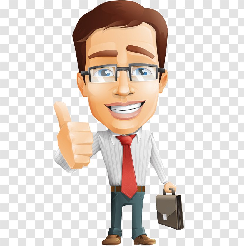 Businessperson Management Cartoon - Figurine - Business Transparent PNG