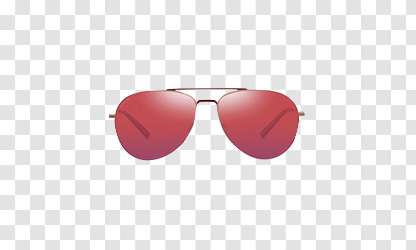 Sunglasses Red - Rectangle - Ms. Transparent PNG