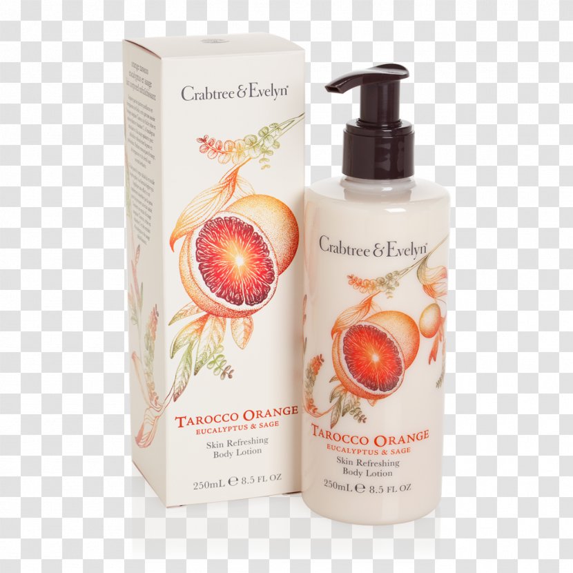 Crabtree & Evelyn Body Lotion Shower Gel Perfume - Cream Transparent PNG