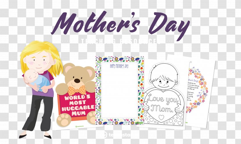 Mother's Day Teacher Paper - Frame Transparent PNG