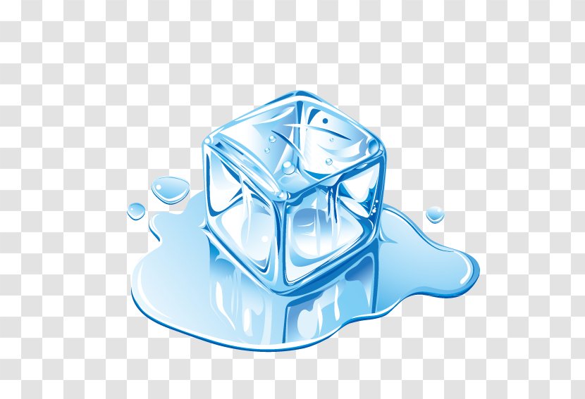 IceCube Neutrino Observatory Melting Ice Cube - Blue Transparent PNG