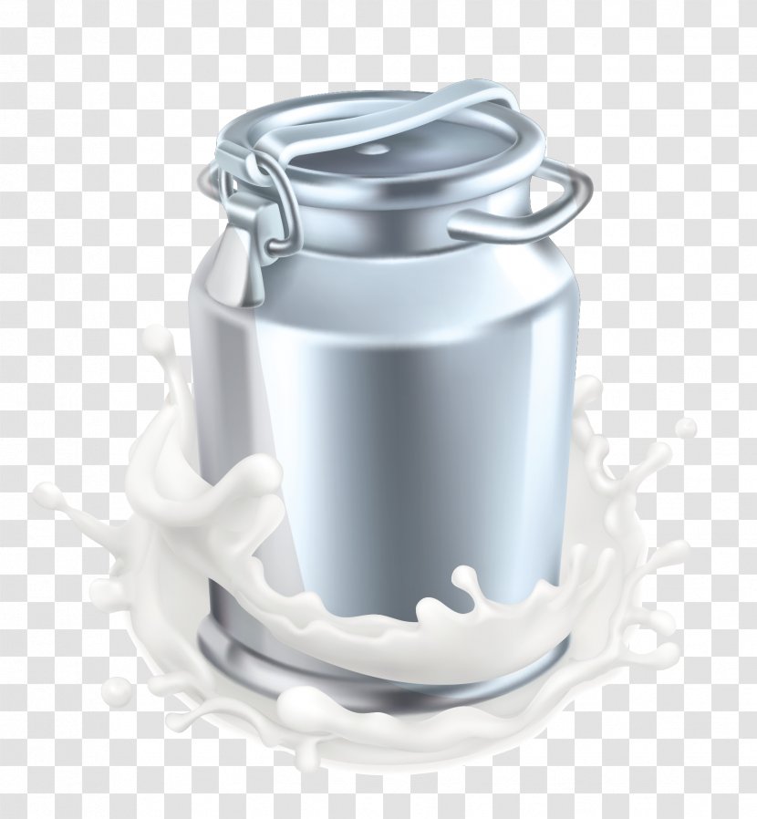 Milk Vector Graphics Dairy Products Mixer Illustration - Ice Cream Maker - Kettle Transparent PNG