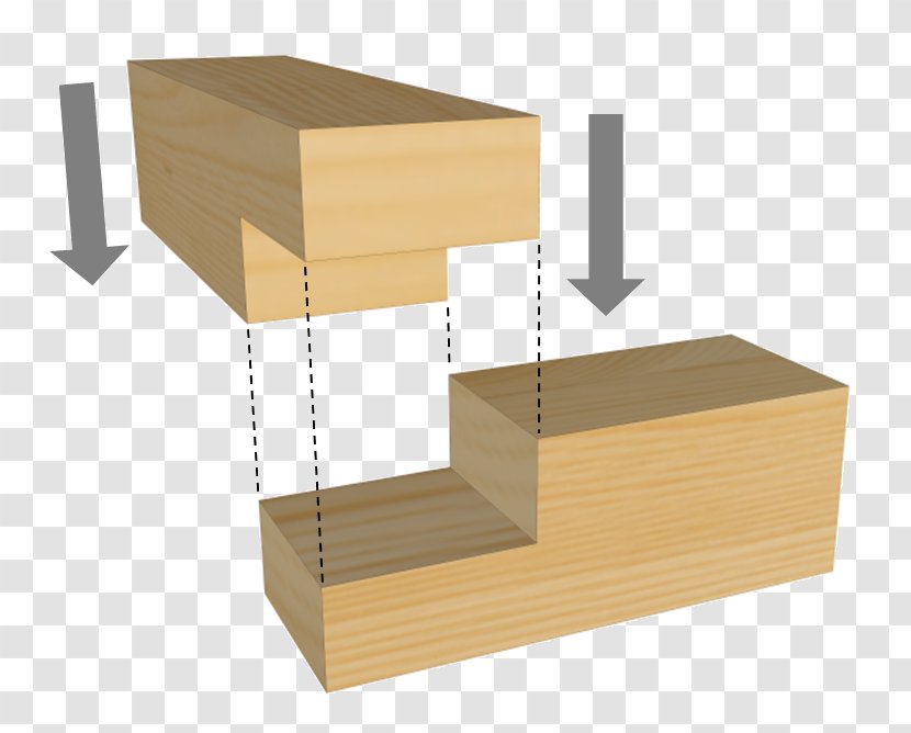 Lap Joint Woodworking Joints Mortise And Tenon Bridle - Cabinetry Transparent PNG