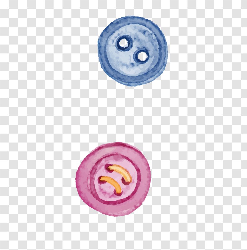 Button Logo Idea Sewing - Vector Two Buttons Transparent PNG