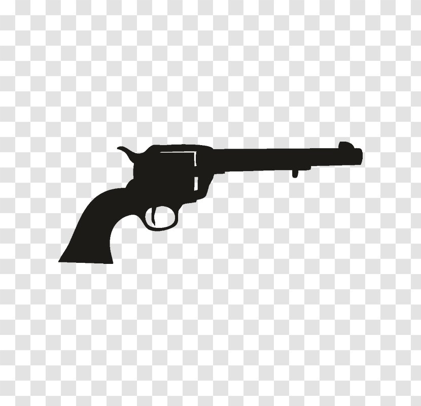 Colt Single Action Army .45 Revolver Pistol ACP - Cartoon - Picsart Gun Transparent PNG