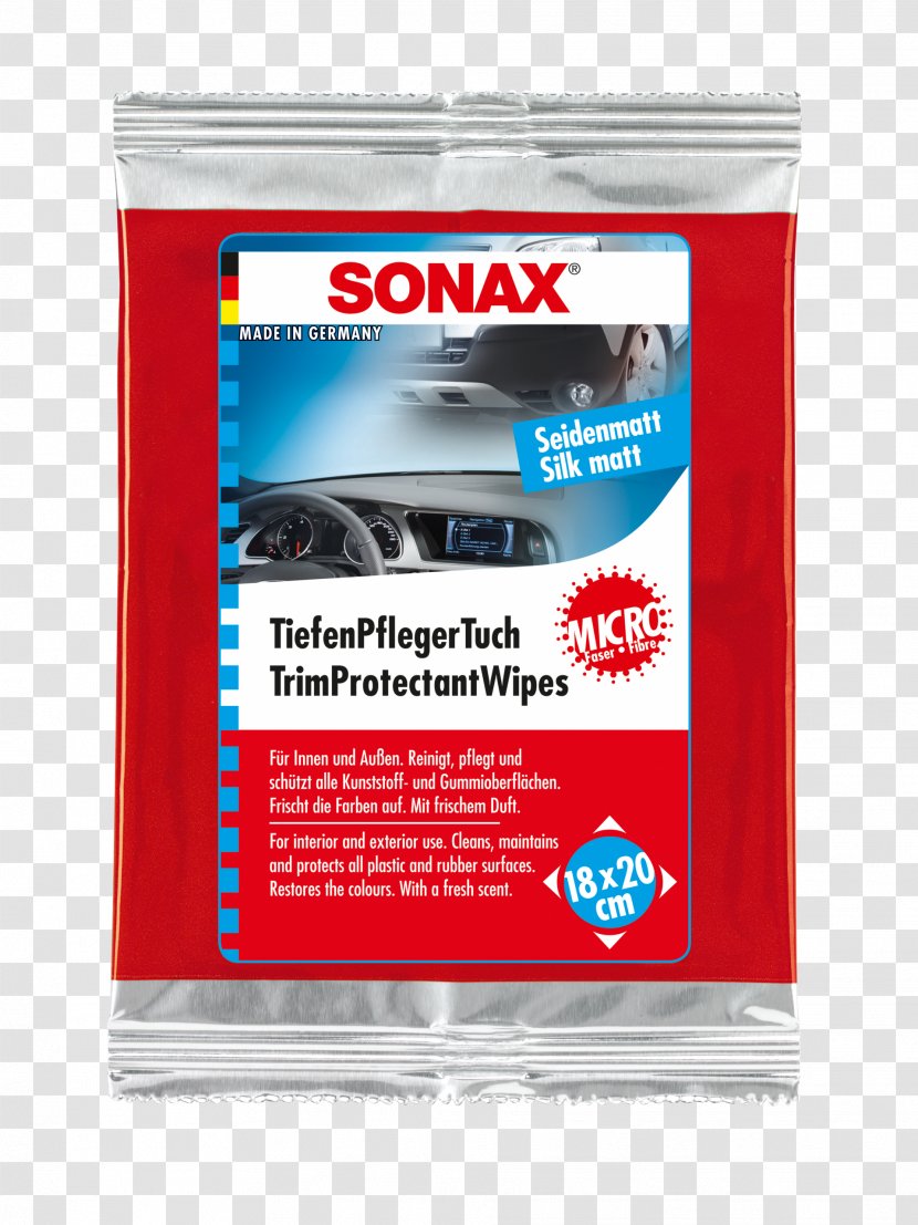 Car Wash Sonax Microfiber - Microvezeldoek Transparent PNG