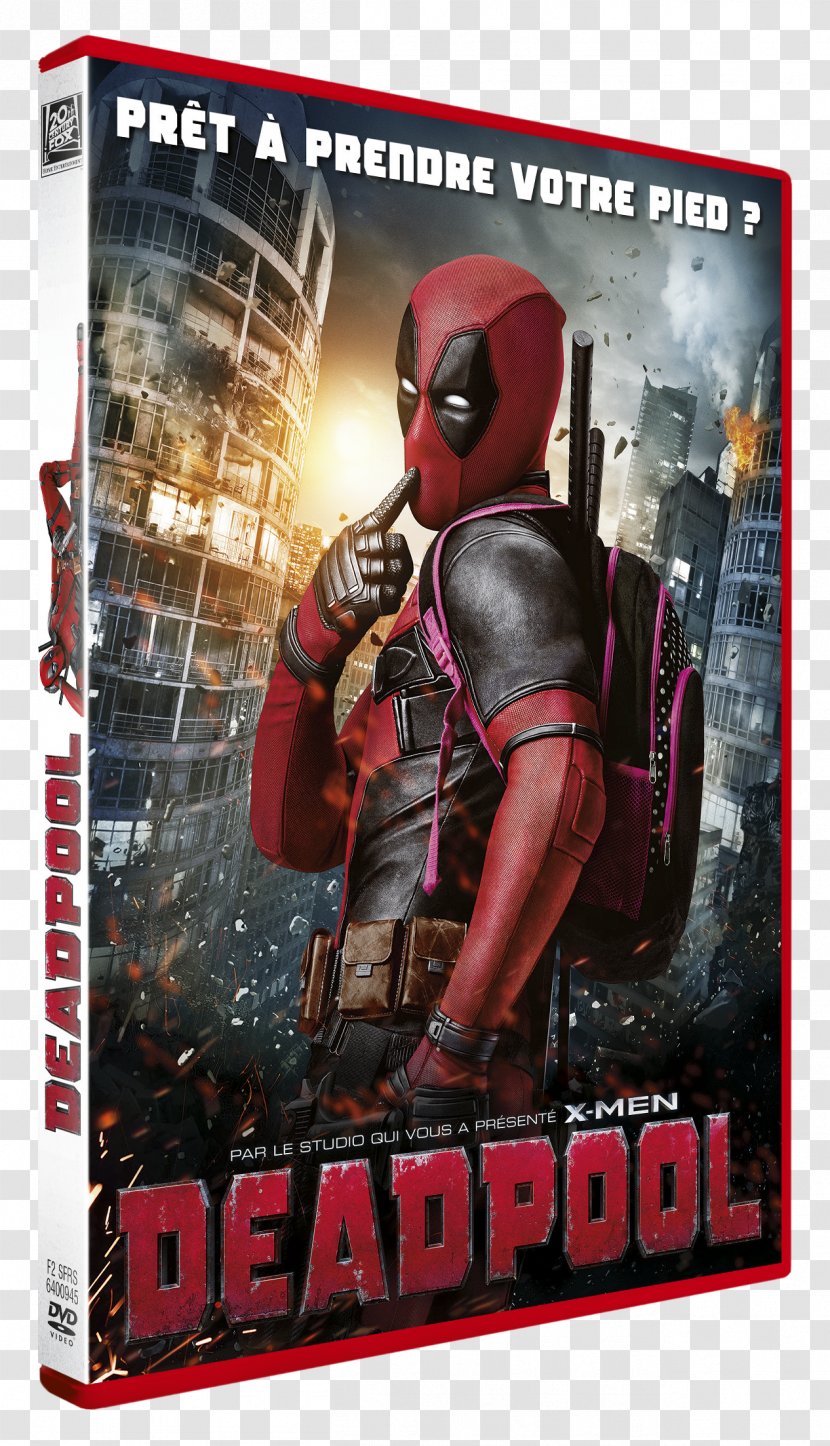 Deadpool Film Poster Marvel Universe Superhero - Comics - 2 Dvd Transparent PNG