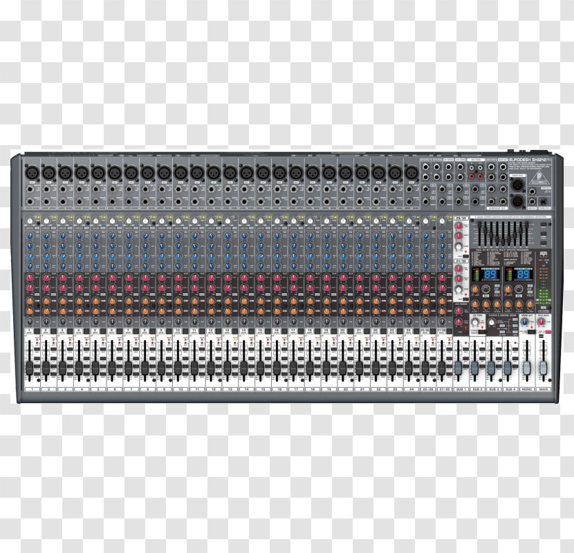 BEHRINGER Eurodesk SX2442FX Audio Mixers Behringer SX3242FX - Flower - Watercolor Transparent PNG