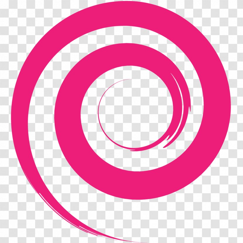 Logo Brand Pink M Font - Magenta - Color Swirl Transparent PNG