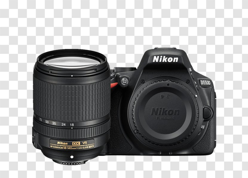 AF-S DX Nikkor 18-140mm F/3.5-5.6G ED VR Nikon D5500 Zoom-Nikkor 18-55mm 35mm F/1.8G Format - Digital Camera Transparent PNG