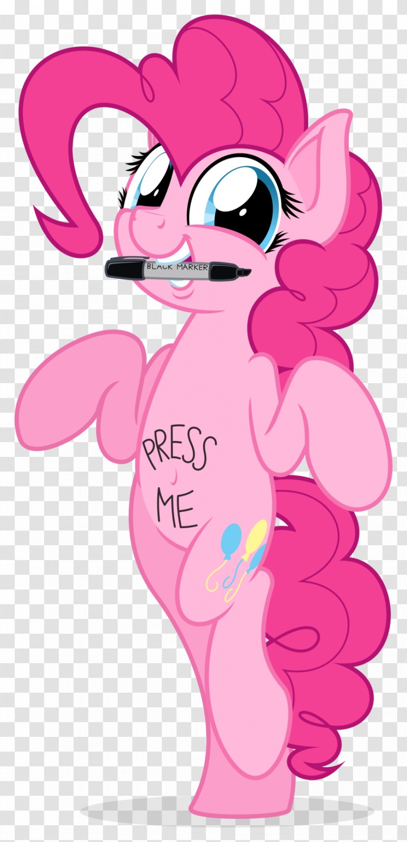 Pony DeviantArt Pinkie Pie - Silhouette - Cute Belly Button Piercing Transparent PNG