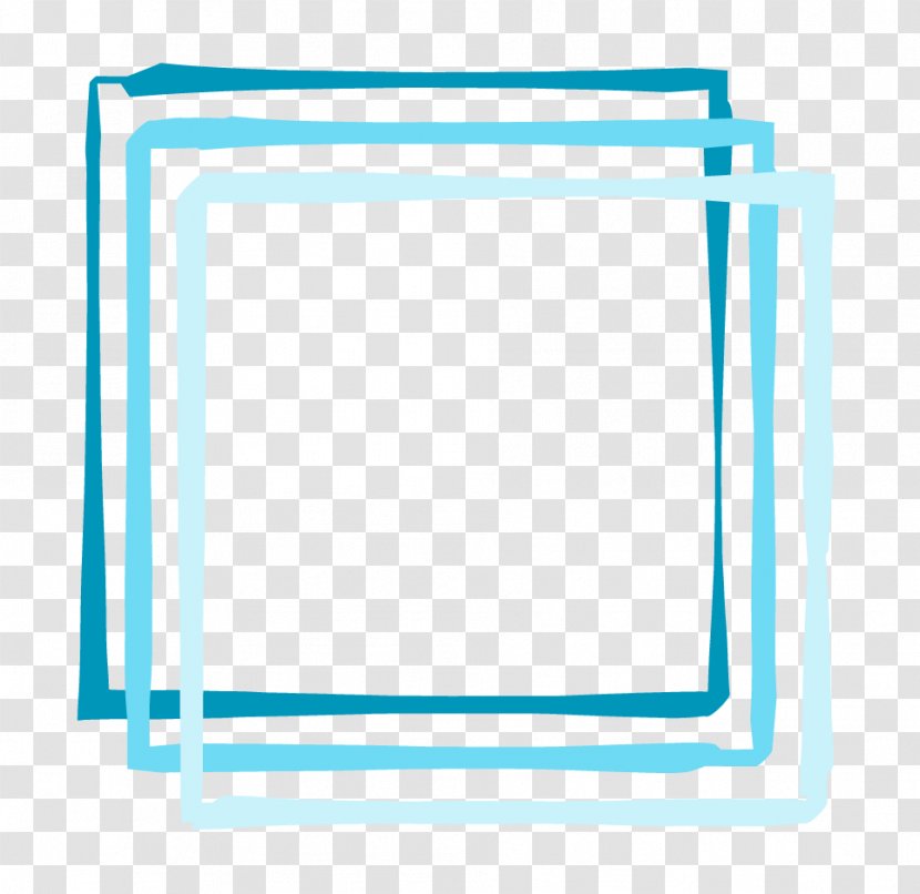 Blue Background Frame - Fan Club - Picture Rectangle Transparent PNG