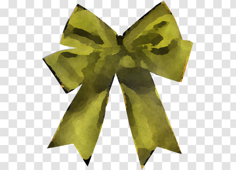 Green Ribbon Yellow Transparent PNG