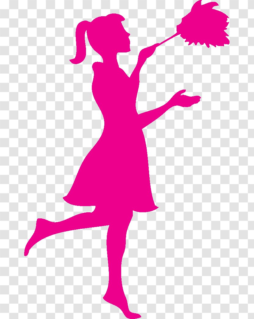 Cleaning Maid Service Housekeeping Janitor Window Cleaner - Dance - Houskeeping Silhouette Transparent PNG