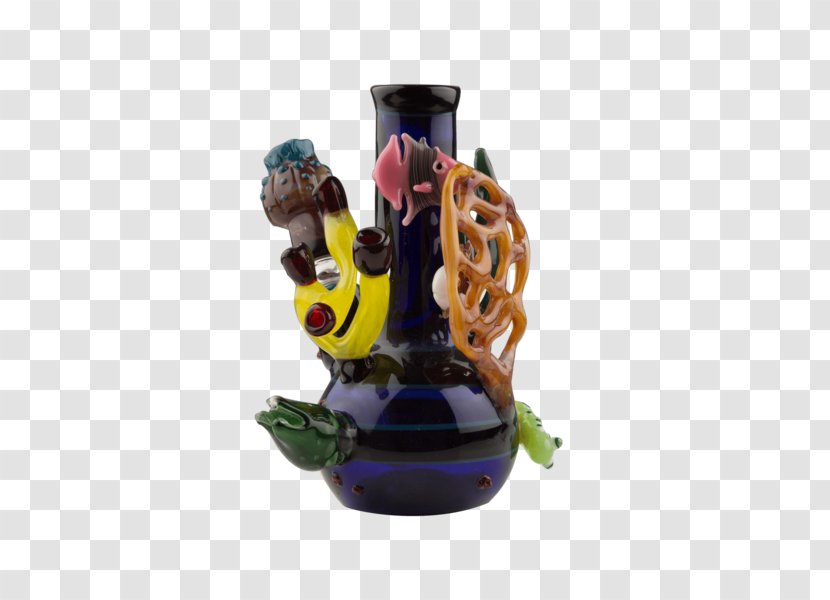 Bong Smoking Pipes Glass Bottle Cannabis - Dabbing Santa Transparent PNG