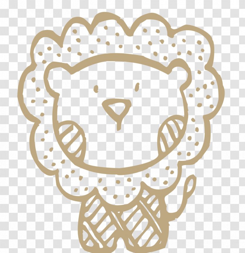 Lion Drawing - Frame - Cute Little Transparent PNG