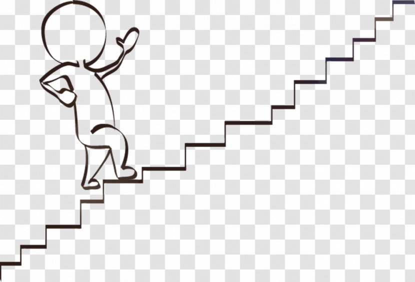 Stairs Cartoon Download - On The Of Villain Transparent PNG