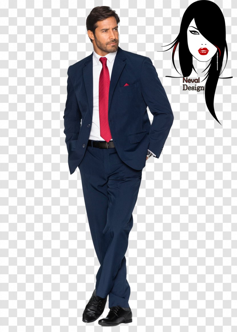 Suit Formal Wear Necktie Sleeve Blazer - Costume - Model Transparent PNG