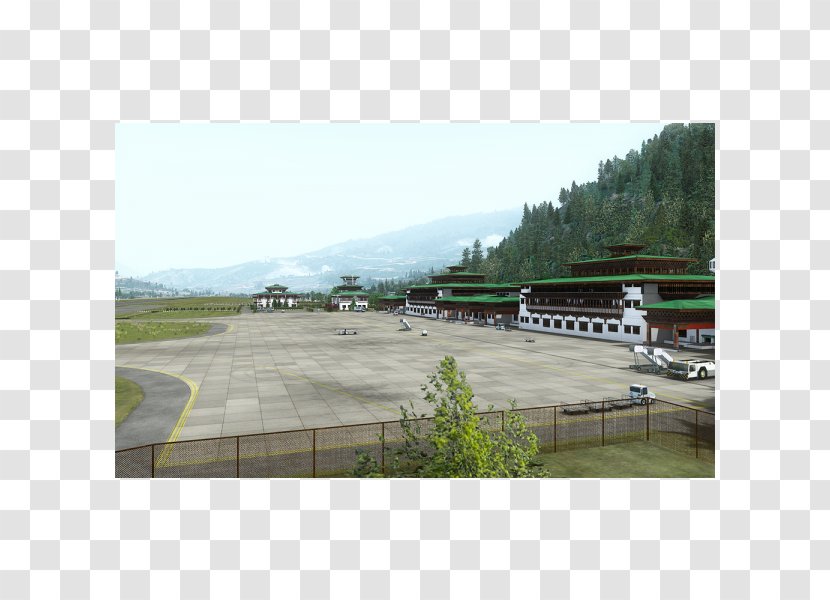 Paro Airport Microsoft Flight Simulator X Lockheed Martin Prepar3D Transport - Infrastructure Transparent PNG