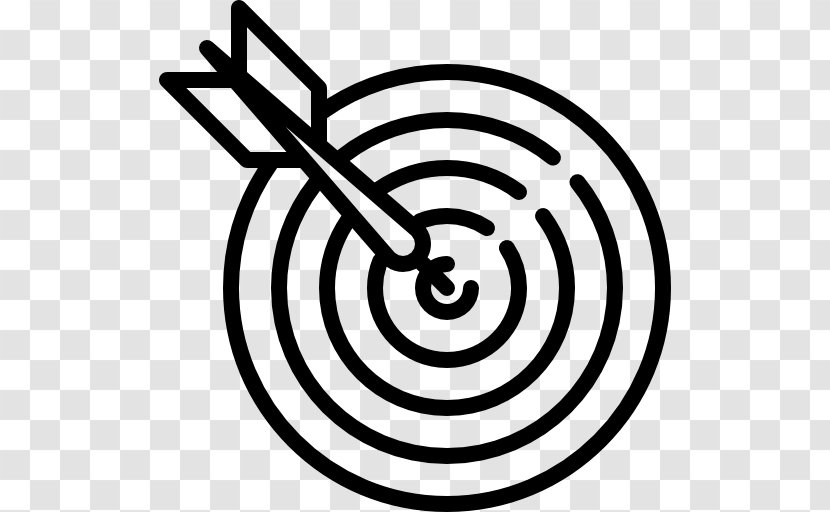 Black And White Monochrome Photography Line Art - Shooting Target Transparent PNG