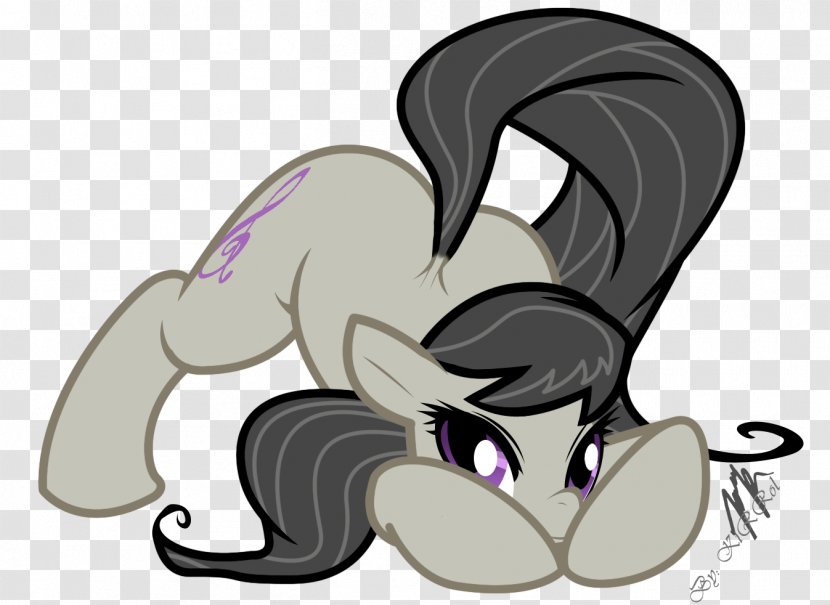 Cartoon Pony Comics Horse - Silhouette - Octavia's Transparent PNG