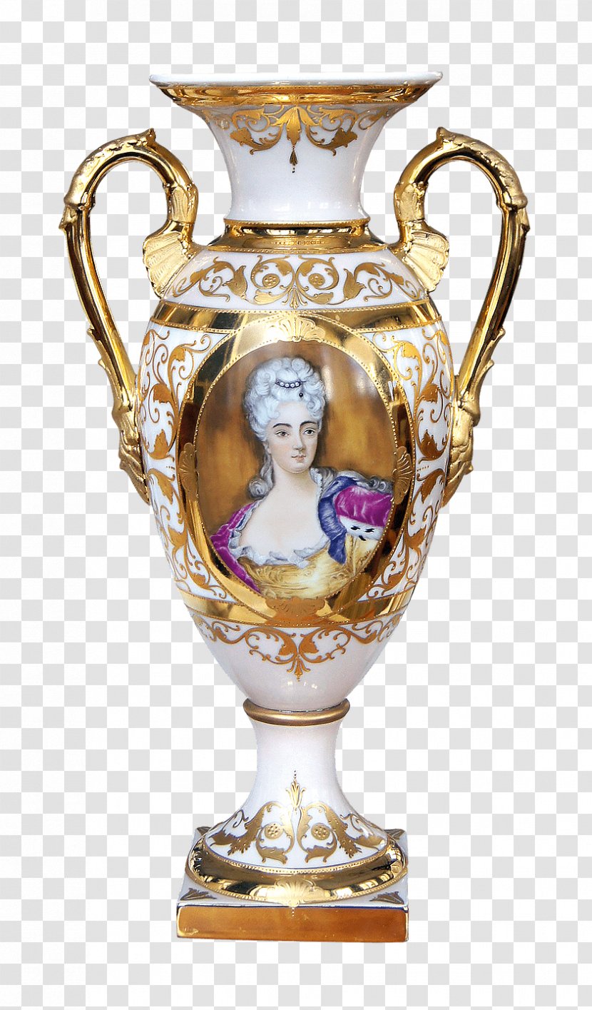 Porcelain Vase Ceramic Palette Painting - Urn Transparent PNG