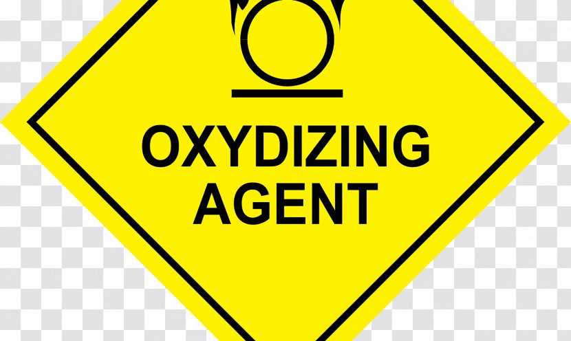Oxidizing Agent Dangerous Goods Hazard Symbol Chemical Substance - Signage Transparent PNG