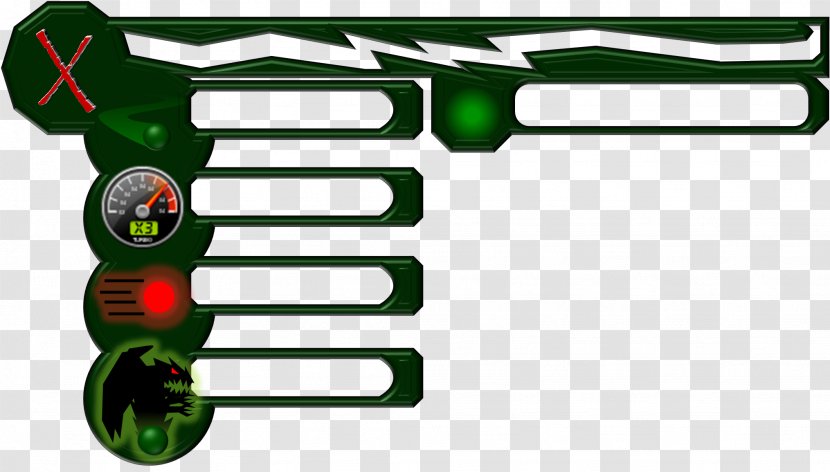 Logo Technology Green Line Font - Area - Hud Transparent PNG